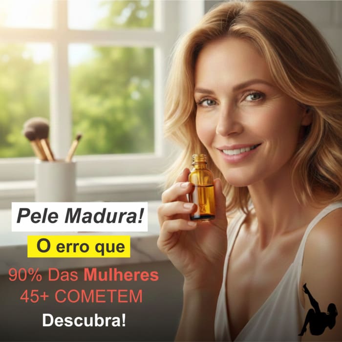 pele madura erro skincare mulher 45 anos colágeno protetor solar envelhecimento Campinas Ribeirão Preto