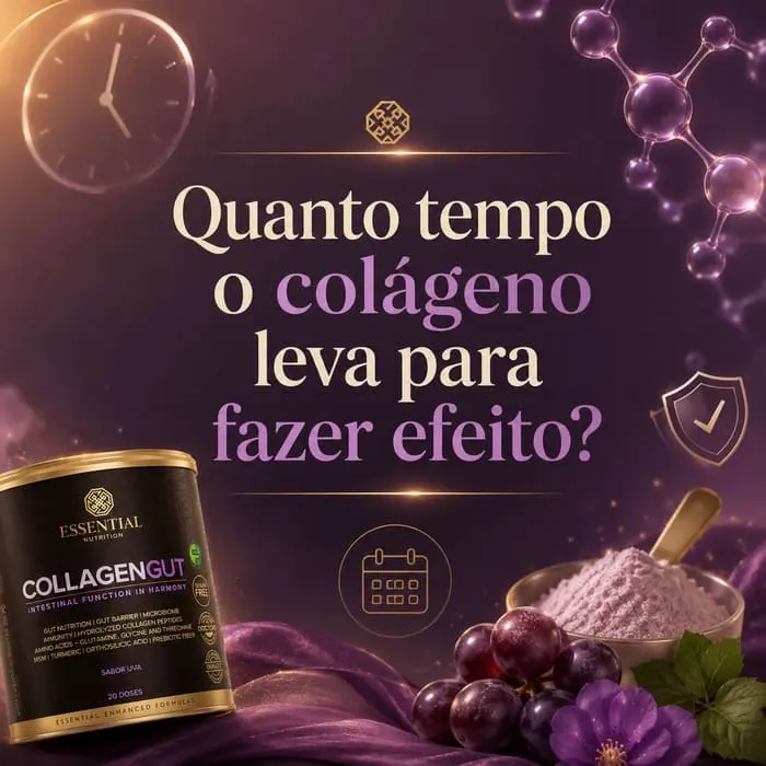 colágeno hidrolisado tempo para fazer efeito pele cabelo unhas mulher 40 Campinas